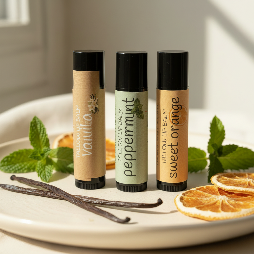 Tallow Lip Balm Trio